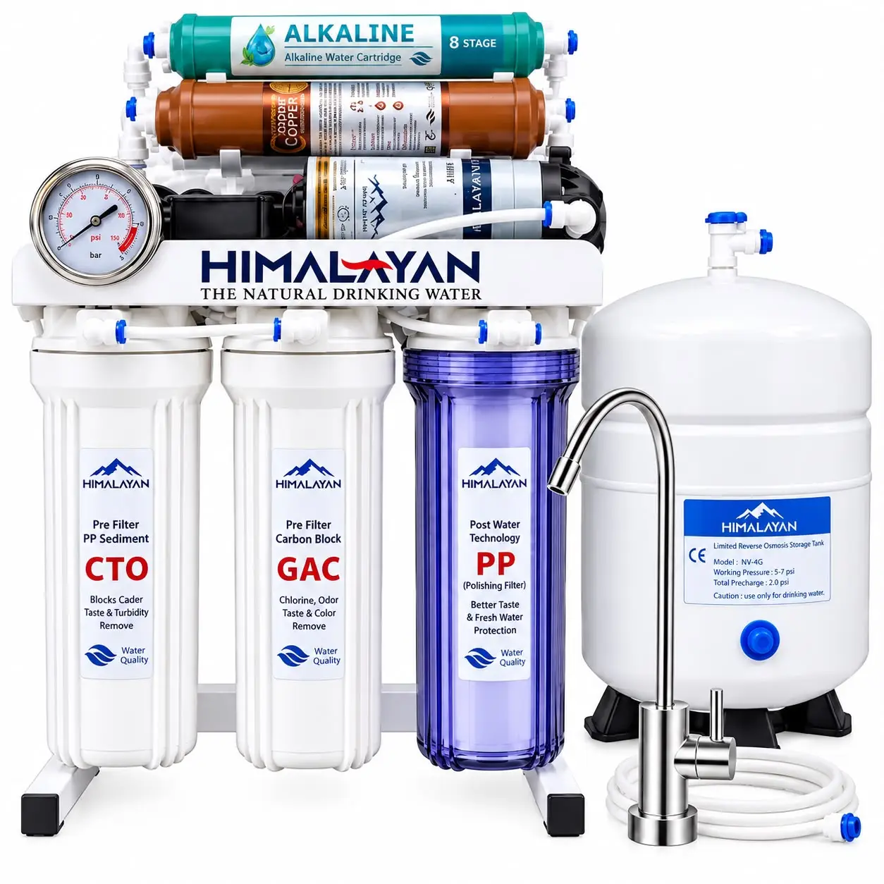 RO SYSTEM 8 STAGES PURIFICATION